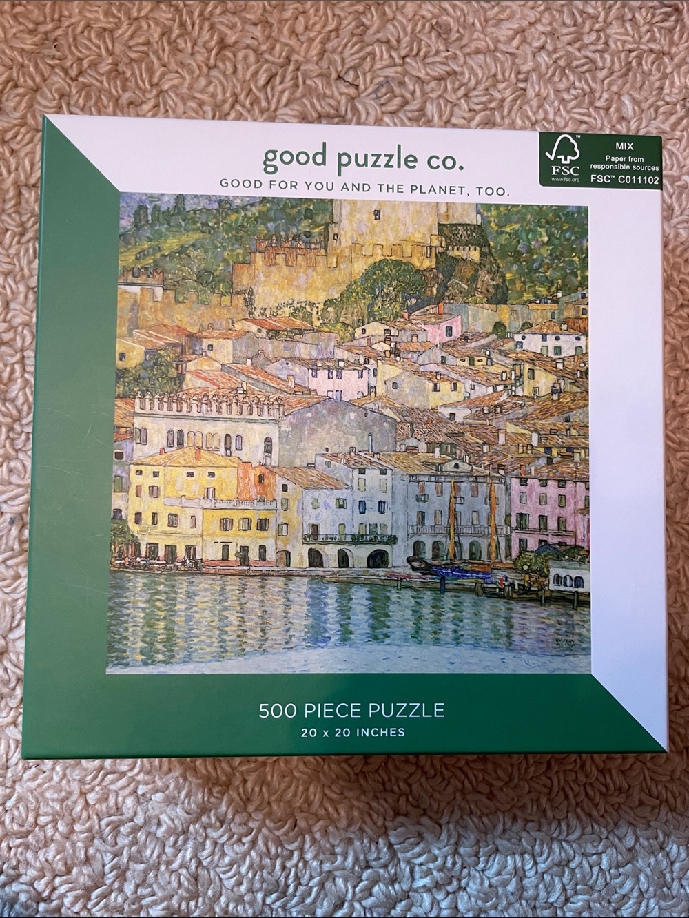 Good Puzzle Co. - Gustav Klimt Lake Garda 500pc puzzle
